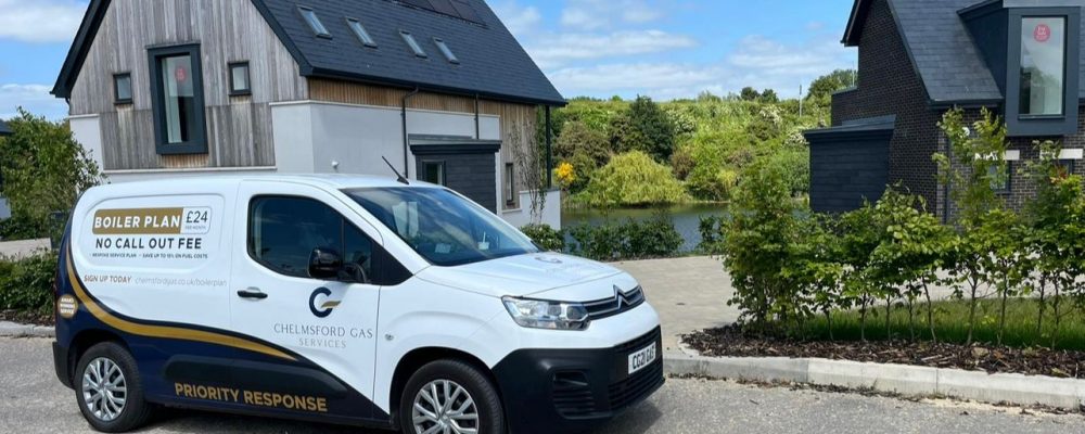 Photo of Chelmsford Gas Services van in Beaulieu Park Chelmsford